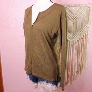 Sanctuary | Long Sleeve‎ V Neck Top Small